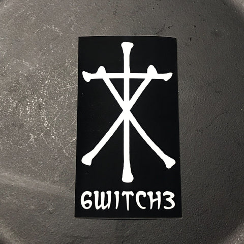 6Witch3 witch cross sticker