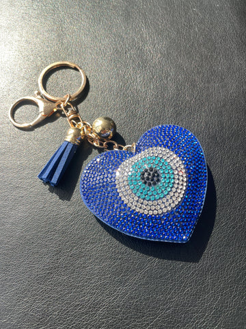 Evil Eye Bling Keychains