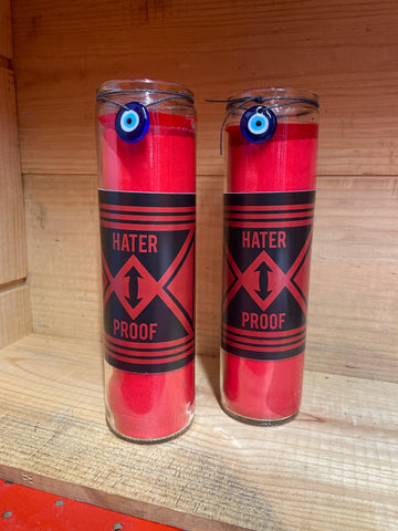 Hater Proof Glass Candle