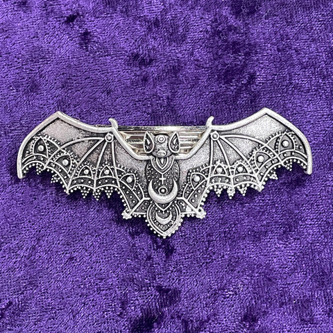 Ornate Bat Hair Clip