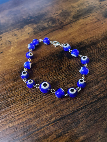 Evil Eye Bead Bracelet