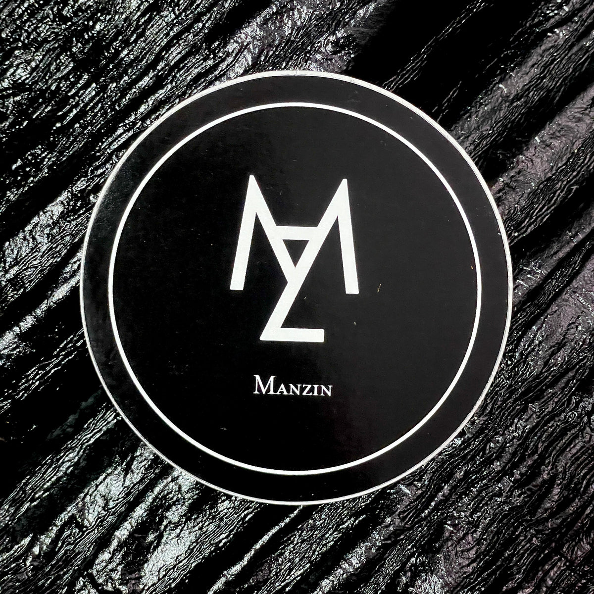 Manzin Sticker - Black Circle – 6Witch3