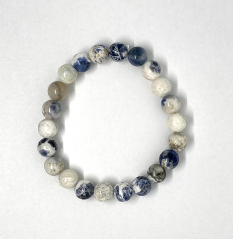 Sodalite 8mm Bead Stretch Bracelet