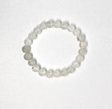 Clear Quartz 8mm Bead Stretch Bracelet