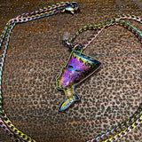 Rainbow Nefertiti Necklace