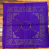 Satin Altar Cloth - Triple Moon Gold 21"