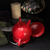 Mini Cauldron - Red, Pink or Blue - Painted Cast Iron