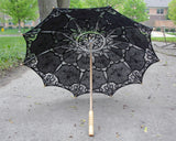 black lace parasol type A