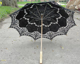 black lace parasol type B