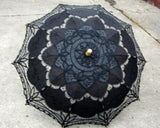 black lace parasol type B