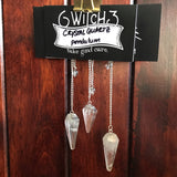 Clear Quartz Pendulum