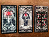 6Witch3 XIII Thirteen Tarot By Nekro - another three card array