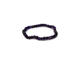 Amethyst 4mm Bead Stretch Bracelet