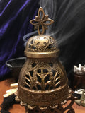 Brass Cathedral Incense Burner